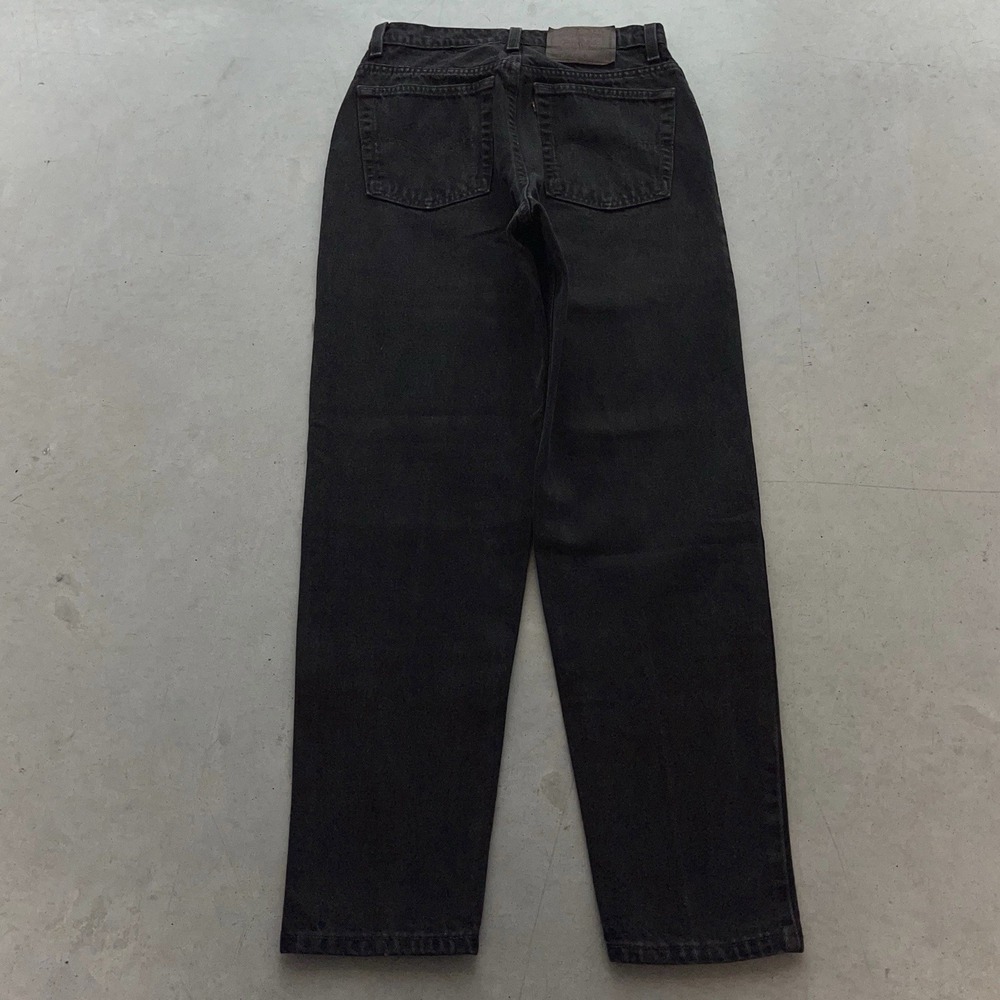 Vintage 90s Levi's 521 Tapered Fit Jeans Womens 10 Dark Brown Denim Size 27x27.5 - Picture 2 of 15